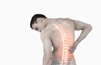 Inflamed Back and Spinal Area